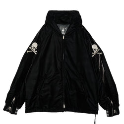 VELOUR HOODED SOUVENIR BLOUSON