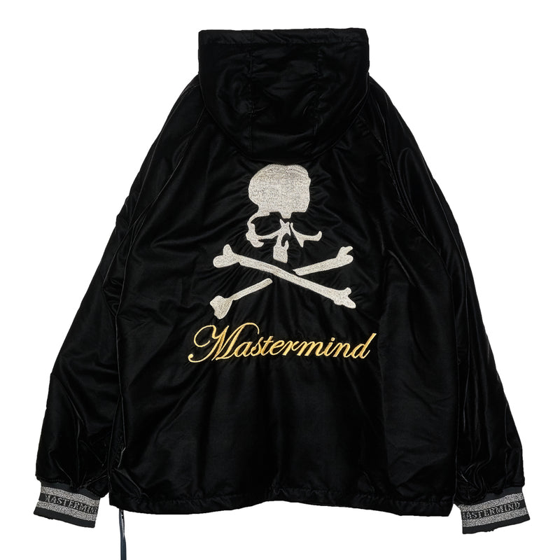 VELOUR HOODED SOUVENIR BLOUSON