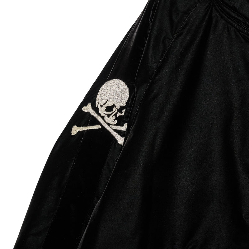 VELOUR HOODED SOUVENIR BLOUSON