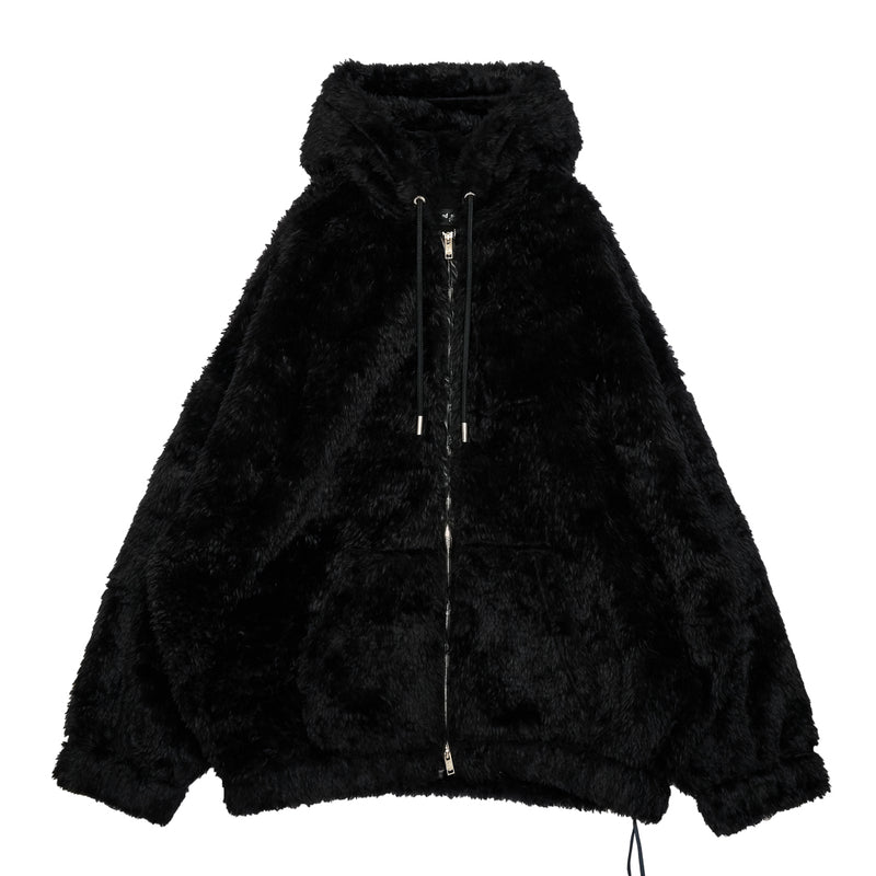 POLAR BEAR ZIP-UP HOODIE<br>[OVERSIZED]