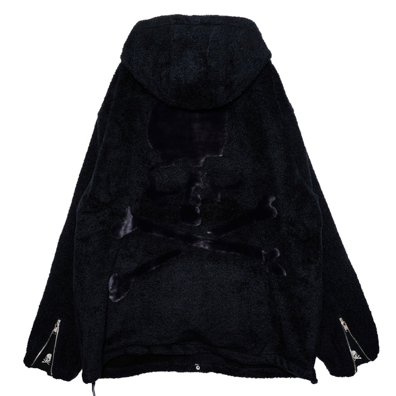 HOODED TEDDY COACH JACKET