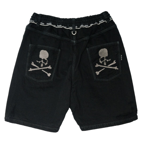 INSIDE-OUT DENIM SHORTS