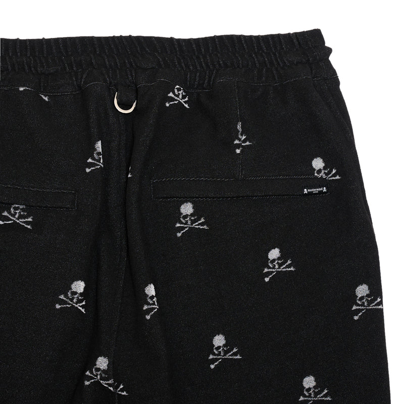 SKULL MONOGRAM PILE SHORTS