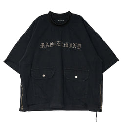 DISTRESSED SS PULLOVER DENIM SHIRT