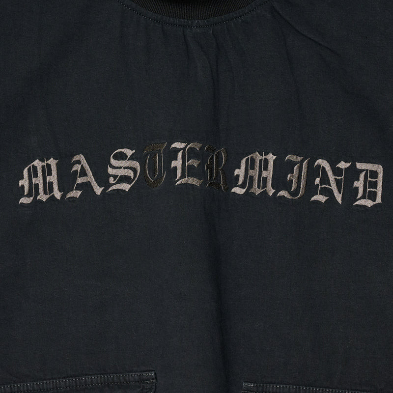 DISTRESSED SS PULLOVER DENIM SHIRT