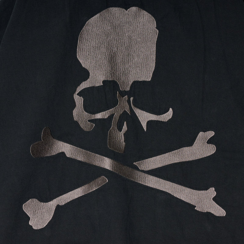 DISTRESSED SS PULLOVER DENIM SHIRT