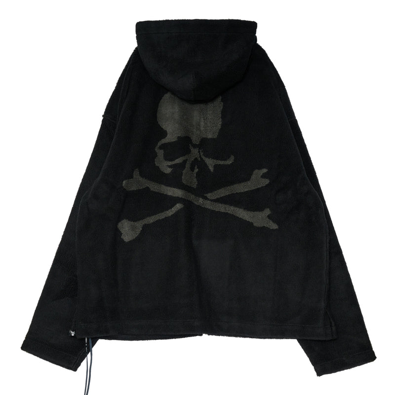 TERRY JACQUARD ZIP-UP MEXICAN PARKA