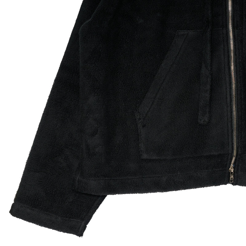 TERRY JACQUARD ZIP-UP MEXICAN PARKA