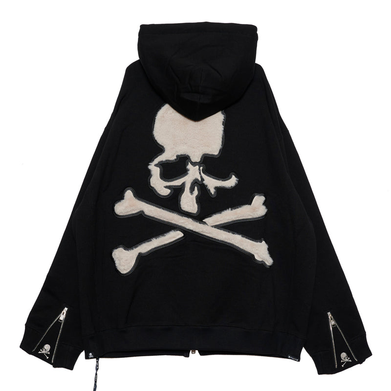 SHERPA LINED ZIP UP HOODIE<br>(BOXY)