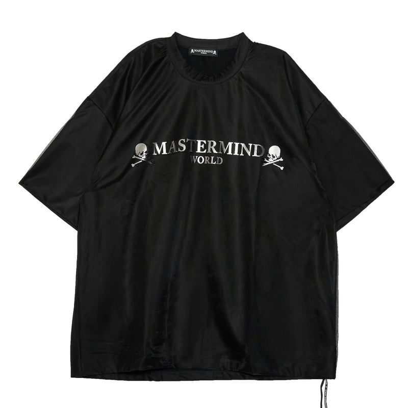 SHEER OVER-LAYER SS TEE<br>[BOXY FIT]