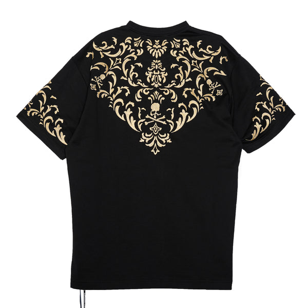 ORNAMENT TEE<br>BLACK/GOLD