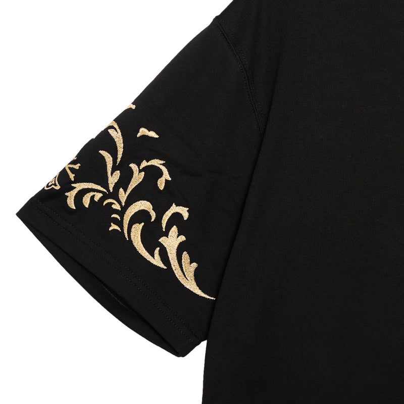 ORNAMENT TEE<br>BLACK/GOLD