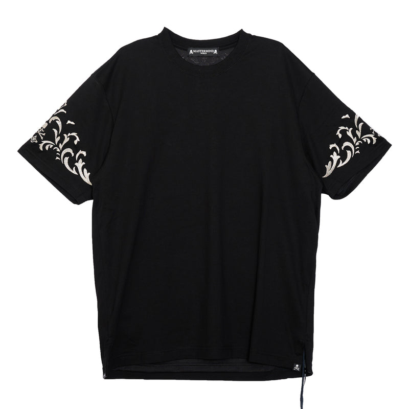 ORNAMENT TEE<br>BLACK/SILVER