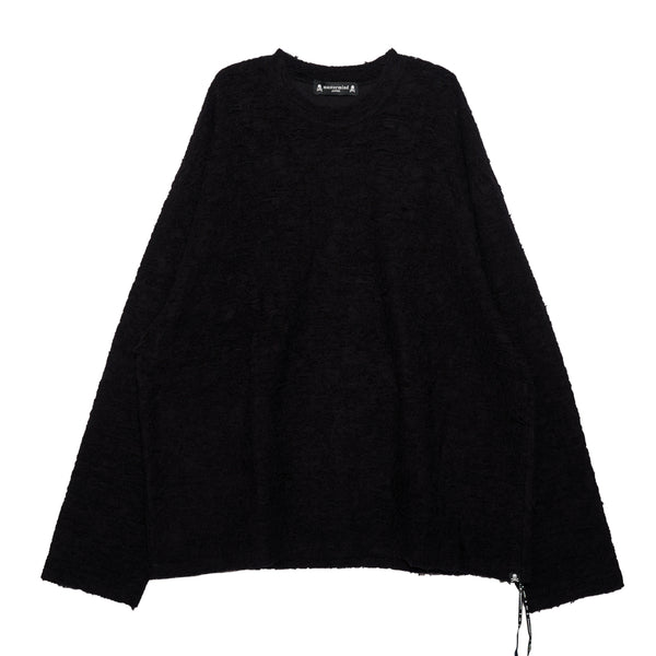 DAMAGED PILE LS TEE<br>[BOXY FIT]