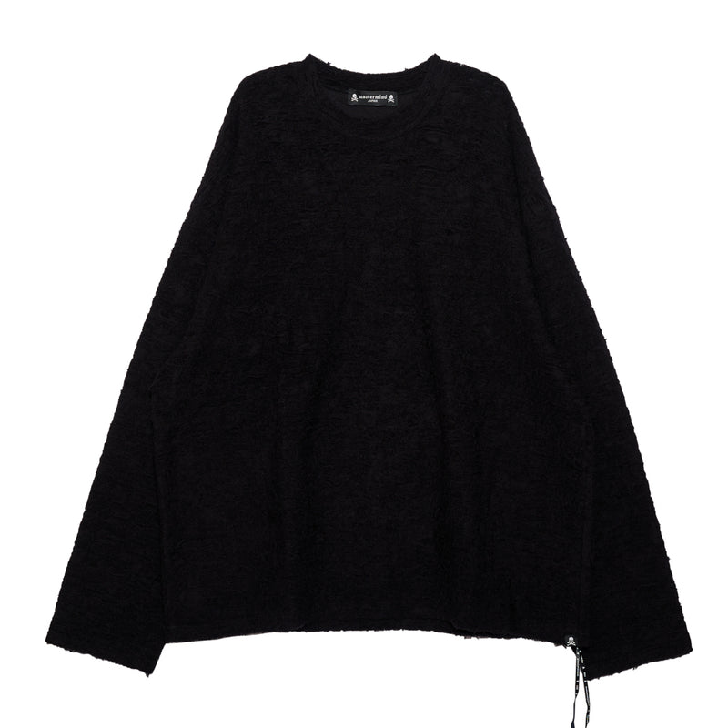 DAMAGED PILE LS TEE<br>[BOXY FIT]
