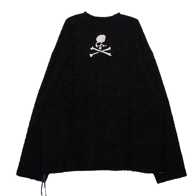DAMAGED PILE LS TEE<br>[BOXY FIT]