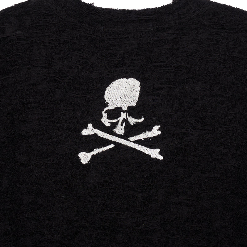 DAMAGED PILE LS TEE<br>[BOXY FIT]